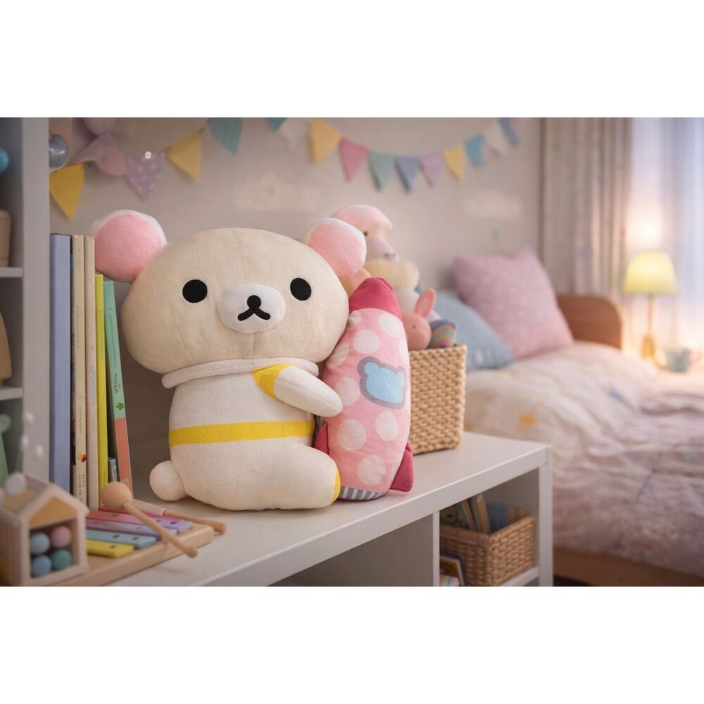 San-X Rilakkuma Astronaut White Space Suit Rocket Plush 20'